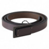Fibbia con logo tattico in pelle marrone scura - 100 CM / 40 INCHES