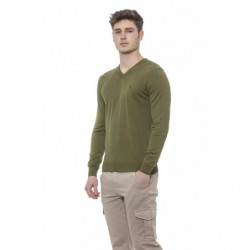 Maglione in cotone verde - L