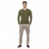 Maglione in cotone verde - L