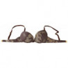 Costume da bagno bikini a due pezzi in pizzo marrone - IT42-M