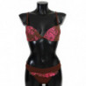 Costume da bagno da spiaggia a due pezzi marrone rosa - IT42-M