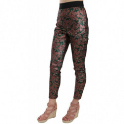 Pantaloni corti in jacquard broccato cangiante multicolor - IT40-S