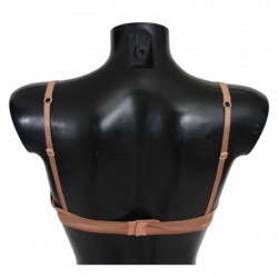 Intimo di seta push up in pizzo nudo - IT2 - S