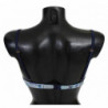 Intimo reggiseno reggiseno in nylon stampato blu - IT1 - XS
