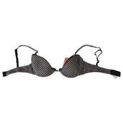 Intimo reggiseno reggiseno in pizzo a righe blu - IT2 - S
