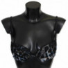 Intimo reggiseno in nylon reggiseno di pizzo nero - IT3 - M