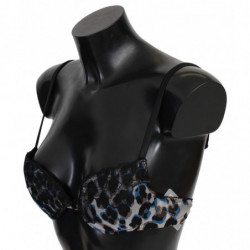 Intimo reggiseno in nylon reggiseno di pizzo nero - IT3 - M