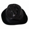 Cappello Fedora Capello da donna paillettes poliestere nero - 58 CM-M