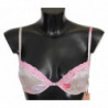 Intimo push up elasticizzato in seta di pizzo rosa - IT2 - S