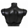 Intimo in nylon con reggiseno a balconcino in rete nera - IT2 - S