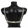 Intimo di seta con reggiseno push up in pizzo grigio beige - IT2 - S