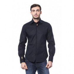 Camicia in cotone blu - L