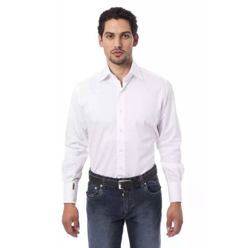 Camicia in cotone bianco - XL
