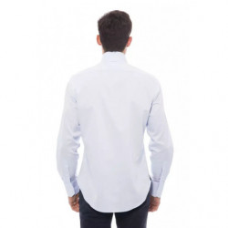 Camicia in cotone azzurro - XL