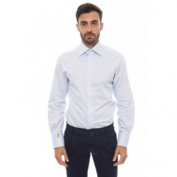 Camicia in cotone azzurro -...
