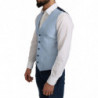 Gilet formale in viscosa elasticizzata blu - IT48 - M