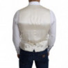 Gilet cappotto formale in seta 100% bianco sporco - IT48 - M
