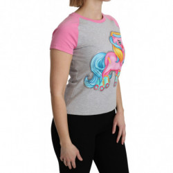 T-shirt grigia e rosa in cotone My Little Pony Top - IT46-XL