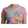 T-shirt grigia e rosa in cotone My Little Pony Top - IT46-XL