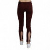 Jeans in cotone slim fit a vita media rosso scuro - W26