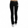 Jeans skinny in cotone denim nero a vita media - W24