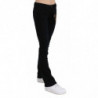 Jeans skinny in cotone denim nero a vita bassa - W26
