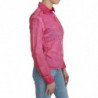 Top camicetta a maniche lunghe con colletto rosa - IT42-M