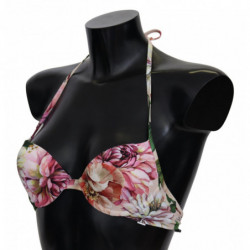 Top bikini da spiaggia costumi da bagno floreali multicolori - IT1