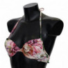 Top bikini da spiaggia costumi da bagno floreali multicolori - IT1