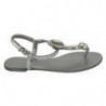 Sandali in cristallo argento Infradito Scarpe - EU38/US7.5