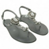 Sandali in cristallo argento Infradito Scarpe - EU38/US7.5