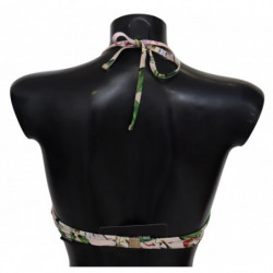 Top bikini da spiaggia costumi da bagno floreali multicolori - IT1