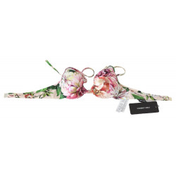 Top bikini da spiaggia costumi da bagno floreali multicolori - IT1