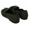 Mocassini pantofole traspiranti pelle scamosciata verde - EU41/US8