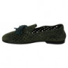 Mocassini pantofole traspiranti pelle scamosciata verde - EU41/US8