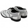Scarpe derby formali in pizzo nero in pelle bianca - EU44/US11