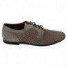 Scarpe formali derby in pelle scamosciata marrone - EU44/US11