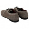 Scarpe formali derby in pelle scamosciata marrone - EU44/US11