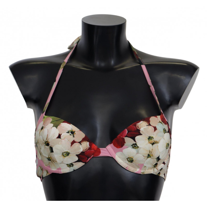 Top bikini da spiaggia costumi da bagno floreali multicolori - IT - XS