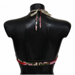 Top bikini da spiaggia costumi da bagno floreali multicolori - IT - XS