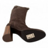 Stivali ginocchio borchie pelle scamosciata marrone - EU39/US8.5