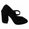 Scarpe Mary Jane con tacco largo e pompon nero - EU39/US8.5