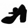 Scarpe Mary Jane con tacco largo e pompon nero - EU39/US8.5