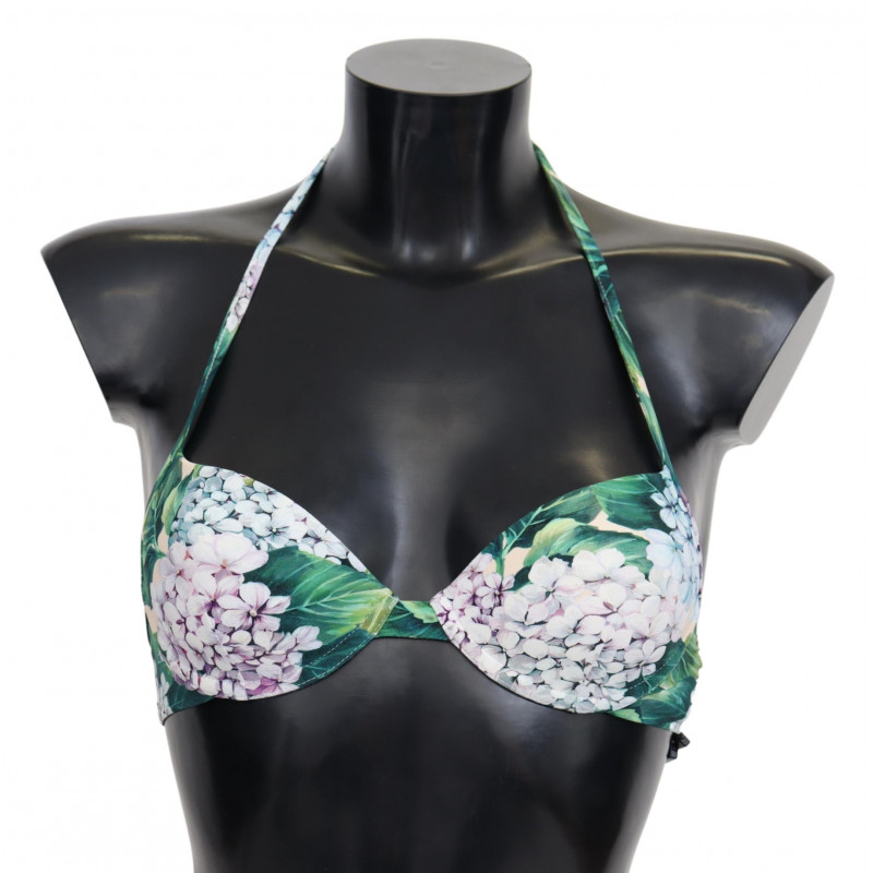 Top bikini da spiaggia con stampa floreale multicolore - IT1 - XS