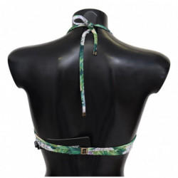 Top bikini da spiaggia con stampa floreale multicolore - IT1 - XS