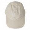 Cappello da baseball in pelle 100% pelle di agnello bianco - 57 CM-S