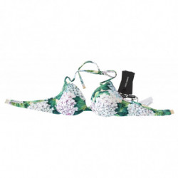 Top bikini da spiaggia con stampa floreale multicolore - IT1 - XS