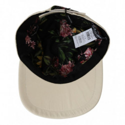 Cappello da baseball in pelle 100% pelle di agnello bianco - 57 CM-S