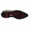 Scarpe broque in pelle scamosciata bianca con cristalli - EU41/US10.5
