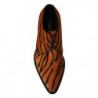 Scarpe broque per abito formale in cavallino arancione - EU41/US10.5